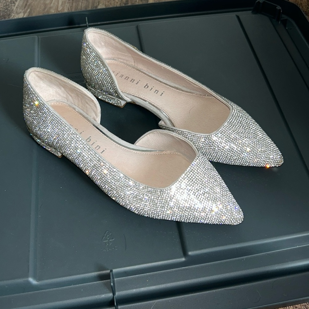 Sparkly flats